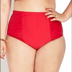 High Waisted Plus Size Swim Bikini Bottoms XL